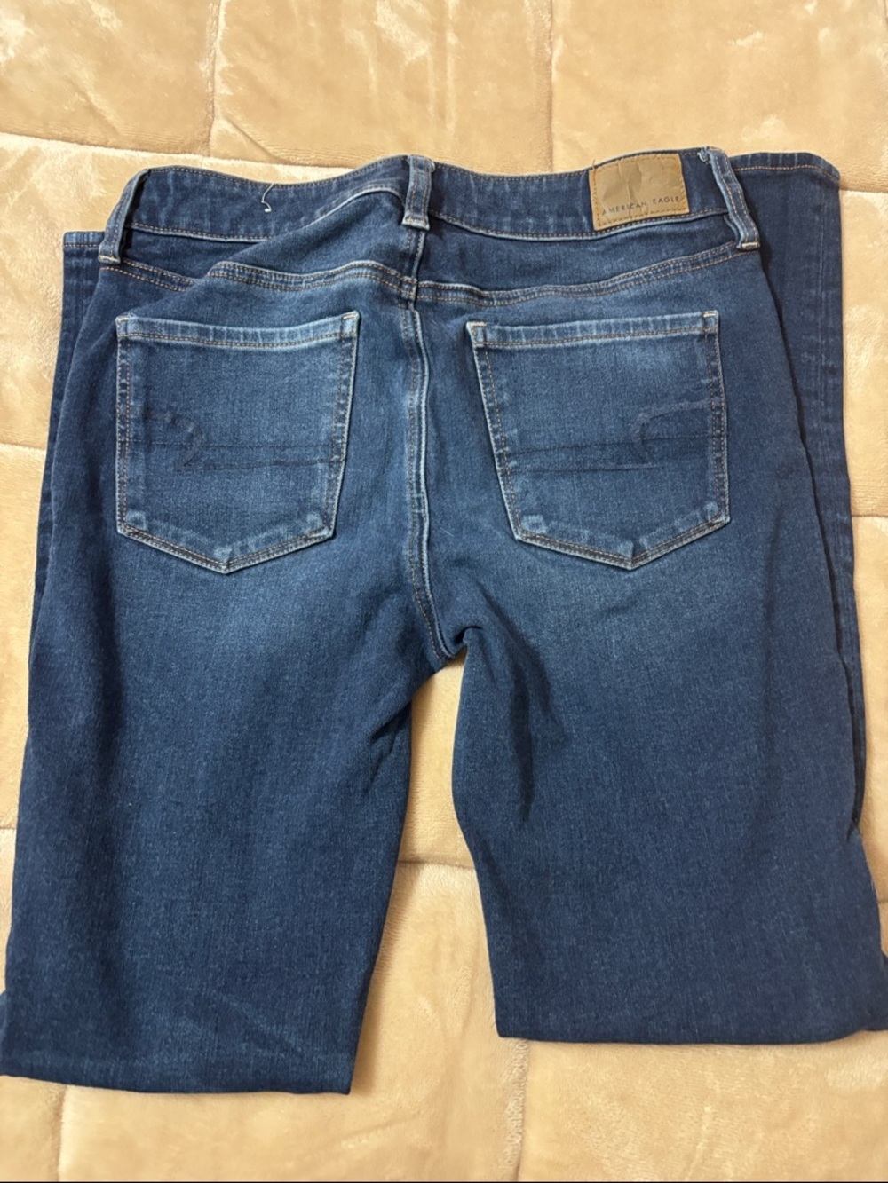 American Eagle Outfitters Women's Dark Blue Skinny Jeans - Picture 3 of 3